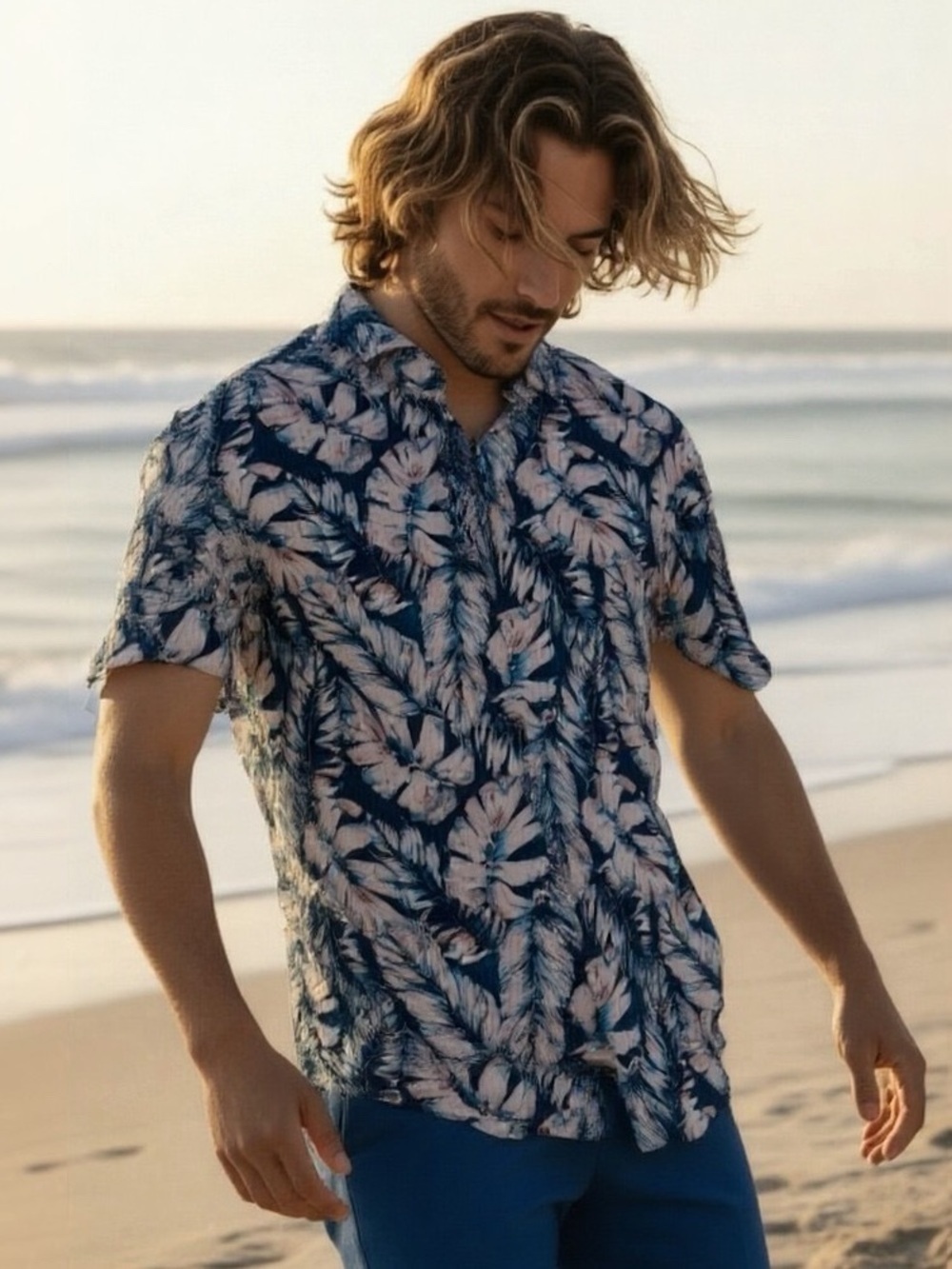 Cremieux Supima Cotton Short Sleeve Shirt Men’s Medium NWT Floral Print